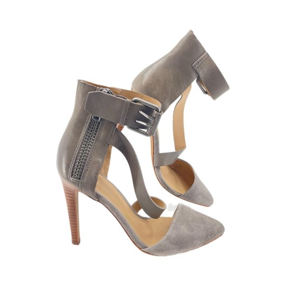 Joe's Jeans Gray Pointed Toe Stiletto Heels | Classic Style - Picture 1 of 10